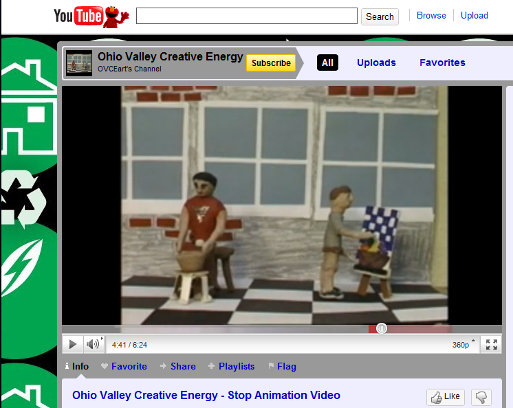 A still image from the video project, 
